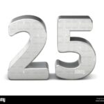 Number 25 Clipart