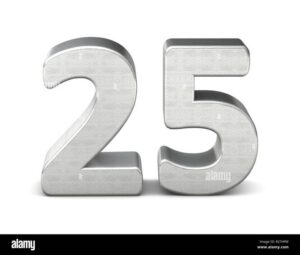 Number 25 Clipart